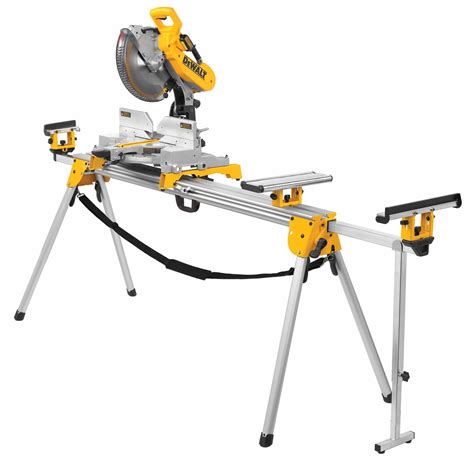Dewalt miter saw with stand - BEST OVERALL: DEWALT DWX723 Heavy Duty Miter Saw Stand. BEST BANG FOR THE BUCK: Evolution Power Tools EVOMS1 Compact Miter Saw Stand. UPGRADE PICK: BOSCH Portable Gravity-Rise Wheeled Miter Saw ...